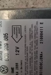 21000411E блок управления AirBag (SRS) Volkswagen Sharan 2001