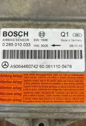 0011100478 блок управління airbag (srs) Mercedes-Benz Vito Viano W639 2008