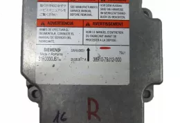 3891079J12 блок управління airbag (srs) Fiat Sedici 2006