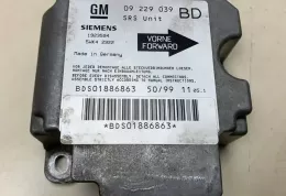 BDS01886863 блок управління airbag (srs) Opel Vectra B 1999