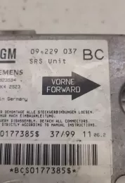GM09229037BC блок управління airbag (srs) Opel Astra G 2002