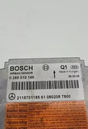 0285010146 блок управління airbag (srs) Mercedes-Benz CLS C219 2008