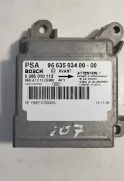 YBBE0100003 блок управління airbag (srs) Peugeot 307 2003