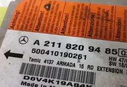 500410190261 блок управления AirBag (SRS) Mercedes-Benz E W211 2004