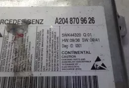 A2048709626 блок управління airbag (srs) Mercedes-Benz GLK (X204) 2008