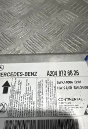 T06JF2229690366 блок управления AirBag (SRS) Mercedes-Benz C W204 2011