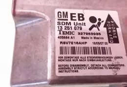 13251079 блок управления AirBag (SRS) Opel Astra H 2007