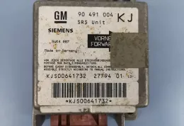 90491004 блок управління airbag (srs) Opel Omega B1 1997