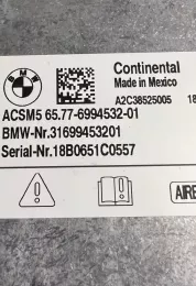 65776994532 блок управління airbag (srs) BMW X3 G01 2018