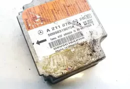 500503190754 блок управління airbag (srs) Mercedes-Benz E W211 2005