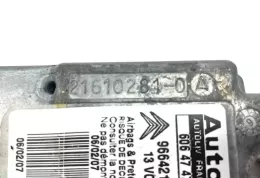0021619 блок управления AirBag (SRS) Citroen C4 I Picasso 2010
