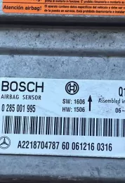0285001995 блок управління airbag (srs) Mercedes-Benz S W221 2009