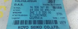 96508367 блок управління airbag (srs) Citroen C3 2002