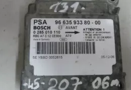 0285010110 блок управління airbag (srs) Peugeot 207 2007