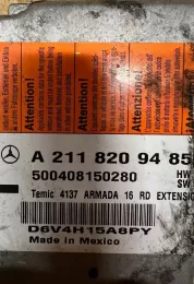 500408150280 блок управління airbag (srs) Mercedes-Benz E W211 2004