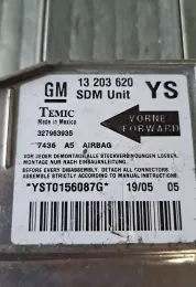 YST0156087G блок управління airbag (srs) Opel Meriva A 2004