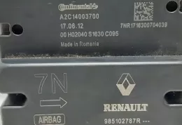 153070 блок управління airbag (srs) Dacia Logan II 2013