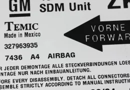 ZKT02216340 блок управління airbag (srs) Opel Meriva A 2004