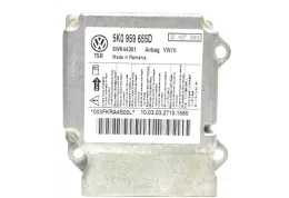 5K0956655D блок управления AirBag (SRS) Volkswagen Golf VI 2010