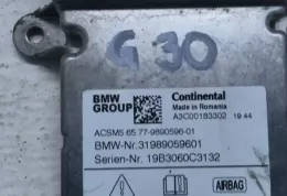 9890596 блок управления AirBag (SRS) BMW 5 G30 G31 2019