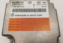 A0285001812 блок управління airbag (srs) Mercedes-Benz CLK A209 C209 2006
