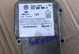1C09096605H блок управління airbag (srs) Skoda Fabia Mk1 (6Y) 1999