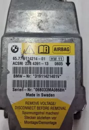 31911421401V блок управління airbag (srs) BMW 5 E60 E61 2007