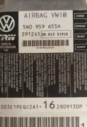 959655H блок управління airbag (srs) Volkswagen PASSAT CC 2010