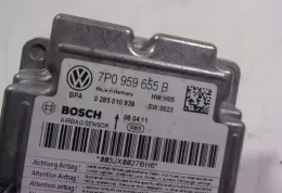 7P0959655B02K блок управління airbag (srs) Volkswagen Touareg II 2011