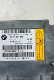 037078076 блок управления AirBag (SRS) BMW 7 E65 E66 2003