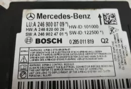 A2469024701 блок управління airbag (srs) Mercedes-Benz B W246 W242 2013
