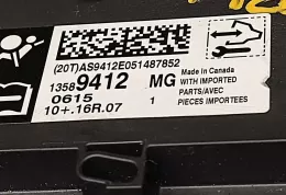 13589412 блок управления AirBag (SRS) Chevrolet Cruze 2012