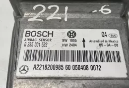 A2218200985 блок управління airbag (srs) Mercedes-Benz S W221 2006