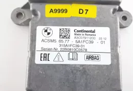 65775A1FC39 блок управління airbag (srs) BMW 5 G30 G31 2016