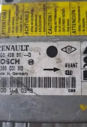 001680393 блок управління airbag (srs) Renault Clio II 2002