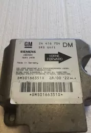 MS01663512 блок управління airbag (srs) Opel Zafira A 2000
