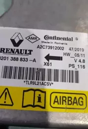 8201388833A блок управління airbag (srs) Renault Kangoo II 2018