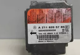 500405080058 блок управління airbag (srs) Mercedes-Benz E W211 2002