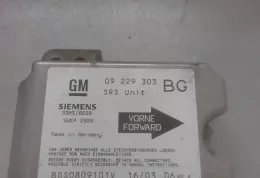 BGS0809101V блок управления AirBag (SRS) Opel Astra G 2001