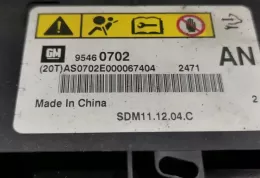 AS0702E000067404 блок управління airbag (srs) Chevrolet Captiva 2011