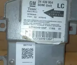 24439953 блок управления AirBag (SRS) Opel Corsa C 2000