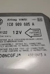49010415A блок управління airbag (srs) Volkswagen Golf IV 2000