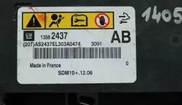 AS2437EL303A0474 блок управління airbag (srs) Opel Meriva B 2011