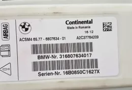 316807634017 блок управления AirBag (SRS) BMW 5 F10 F11 2011