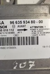 YBBE0100003 блок управління airbag (srs) Peugeot 307 2003