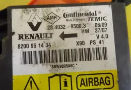 8200951434 блок управления AirBag (SRS) Dacia Sandero 2009