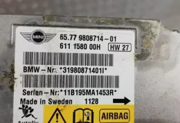 611158000H блок управління airbag (srs) Mini One - Cooper Coupe R56 2011
