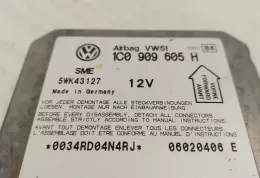 06020406E блок управління airbag (srs) Skoda Fabia Mk1 (6Y) 2001