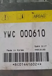 44010109 блок управління airbag (srs) Land Rover Freelander 2003