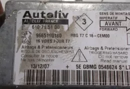9665100180 блок управління airbag (srs) Peugeot 308 2008